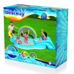 Detské ihrisko Bestway Sunny Rainbow 257/145 /91 cm modré